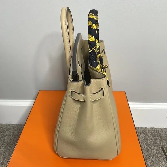 Hermes Swift Birkin 25 TRENCH C-stamp FULL set - Picture 17 of 17